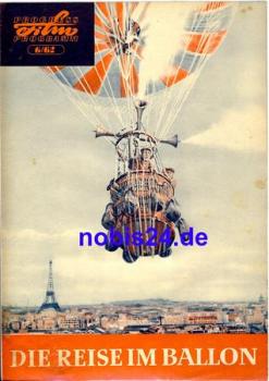 Die Reise im Ballon - Französicher Film mit Andre Gille Pascal Lamorisse Maurice Baquet ​​​​​​​6/62 Progress Programm