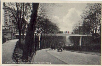 06712 Zeitz New bridge over the Wendischenberg gebr. August 4, 1935