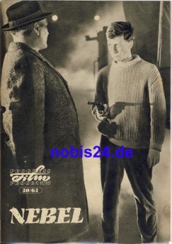 Fog DEFA film with Doris Weikow, Eberhard Esche, Günther Simon, Manfred Krug 30/63 progress program