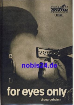 for eyes only (top secret) - DEFA film ​​​​​​​72/63 Progress program