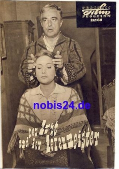 Der Arzt und der Hexenmeister mit Vittorio de Sica, Marcello Mastroianni, Maris Merlin 132/60 Progress Programm  