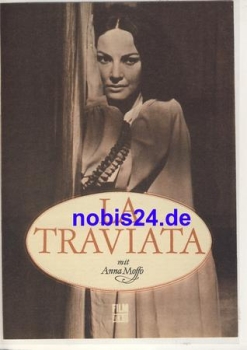 La Traviata with Anna Moffo, Gino Bechi, Franco Bonisollo Progress film program 95/68 film for you