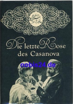 The Last Rose of Casanova Czechoslovak film with Felix le Breux, Milena Dvorska