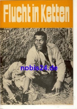 ​Flucht in Ketten (the dafiant ones) 40/72 Film für Sie Programm  Tony Curtis, Sidney Poitier