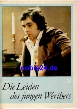 The Sorrows of Young Werthers DEFA film with Hans-Jürgen Wolf Katharina Thalbach ​​​​​​​21/76 film for you program