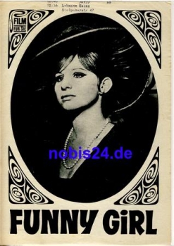 Funny Girl mit Barbra Streisand, Omar Sharif, Kay Medford, Anne Francis 34/70 Film für Sie Programm