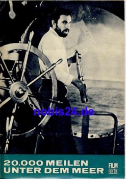 20000 Leagues under the Sea Progress Programm 43/69 Film für Sie mit Kirk Douglas und James Mason