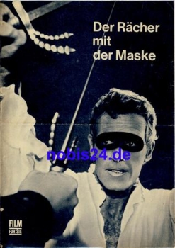 The Avenger in the Mask with Guy Madison Lisa Gastoni ​​​​​​​113/69 Progress Program
