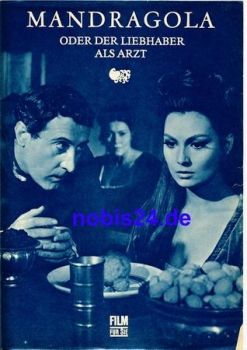 Mandragola with Rosanna Schiaffino Philippe Leroy Toto 62/67 film for you program