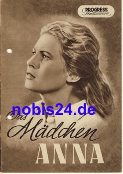 Das Mädchen Anna Progress Filmillustrierte 54/53