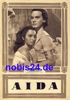 Aida with Sophia Loren, Lois Maxwell 109/56 Progress Film Magazine