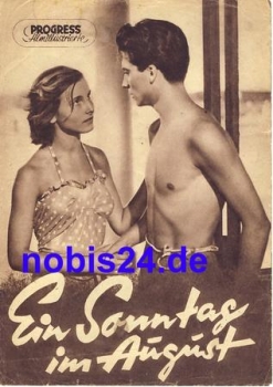 Ein Sonntag im August 84/55 Progress Filmillustrierte 84/55 mit Anna Baldini