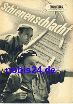 Rail Battle with Barnault - French film with Jean Daurand Jean Clarieux Michèl Salina ​​​​​​​9/56 Progress Film Illustrated