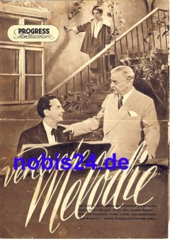 Verlorene Melodie 1952 Progress Filmillustrierte