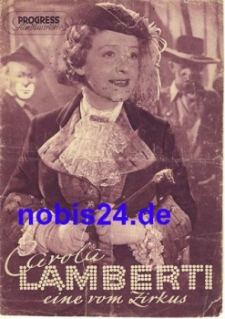 Carola Lamberti from the circus with Henny Porten ​​​​​​​82/54 Progress Film Illustrated