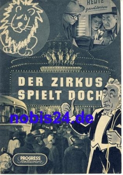 The circus is playing - Czechoslovakian film ​​​​​​​47/55 Progress Film Illustrated