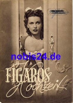 The Marriage of Figaro DEFA film with Angelika Hauff, Willi Domgraf-Faßbaender 84/56 Progress Film Magazine