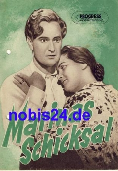Marina's fate 42/54 Progress film magazine A5 unfortunately punched
