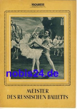 Master of Russian Ballet with Galina Ulanova 49/54 Progress Film Illustrated