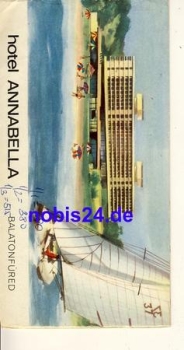 Balatonfured Hotel Annabella ca.1960 issue 10 pages ​​​​​​​Booklet 10 pages