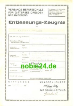 Grid lake Dresden school report card 1932