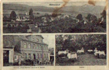 06343 Mollendorf Gasthof Furst Blucher Mansfeld o 23.8.1929