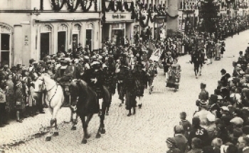 09326 Geringswalde, 700 Jahrfeier der Stadt Geringswalde 02.-04.September 1933, Foto Nr. 35, Nazi, Pferde 