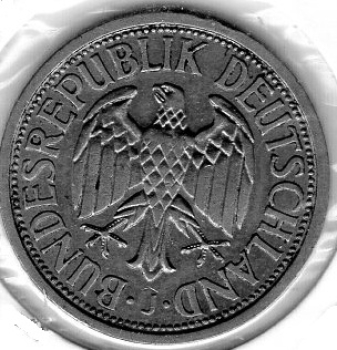 2 D-Mark 1951 J BRD
