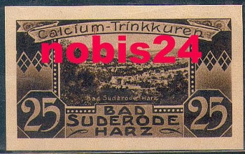 06507 Bad Suderode city emergency money worth 25 pfennigs 1921