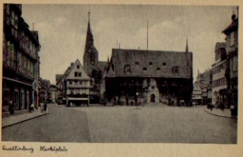 06484 Quedlinburg Marktplatz * ca. 1910