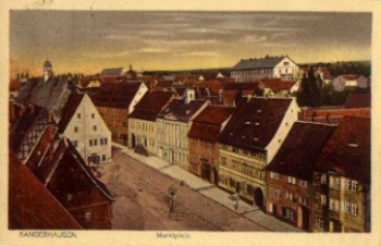 06526 Sangerhausen, Marktplatz o 17.9.1915