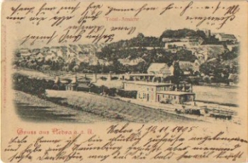 06642 Nebra mit Bahnhof o 10.11.1905