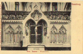 06618 Naumburg Saale Dom Inneres Westlettner * ca. 1900
