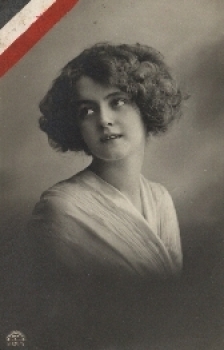 Junge Frau Patriotika o 5.6.1916