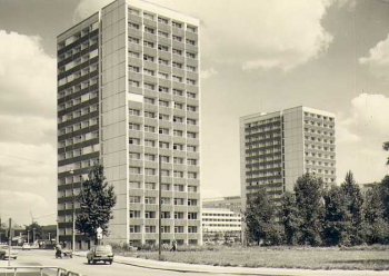 Seevorstadt Dresden Wiener Platz  Foto um 1971  nicht veröffentlichte Druckvorlage