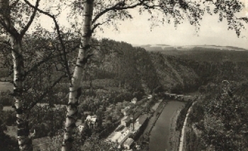 07924 Ziegenrück Saale Posthilfsstellenstempel Eßbach über Schleiz  o ca. 1958