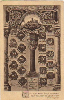 Owl Human life in animal form Greeting from the Wartburg * ca. 1910