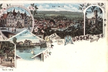 34346 Hann. Munden Litho * ca. 1900
