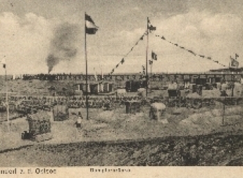 23669 Niendorf Baltic Sea steamer  bridge o ca. 1934