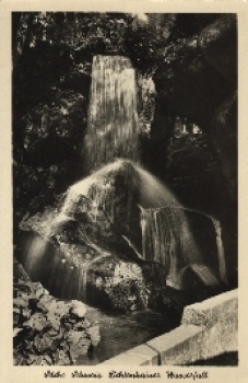 01814 Bad Schandau Saxon Switzerland Lichtenhainer waterfall * approx. 1960