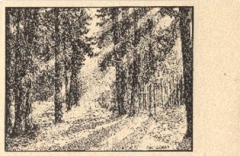 Erich Eiland Künstlerkarte 7 Blatt aus Mappe 2. "Seele der Heimat" * ca. 1940