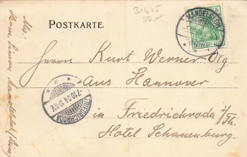 31535 Mandelsloh Busches Institut Neustadt am Ruebenberge o 1904