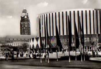 Dresden Prager Strasse  Filmtheater Rundkino o 1975