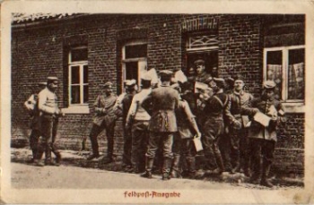 Field post issue 1. WK., , o 28.2.1916