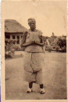 Belgian Congo woman with leprosy *approx. 1920