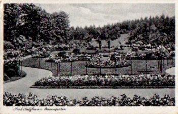 Bad Salzbrunn Rosengarten Silesia o 26.7.1940