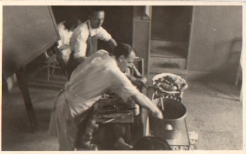 Autopsy, real photo of a corpse * approx. 1950