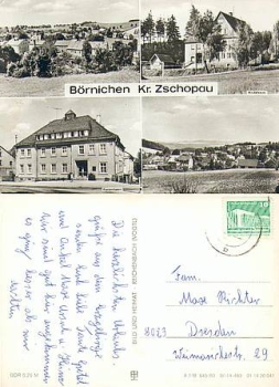 09437 Bornichen Kreis Zschopau o ca. 1980