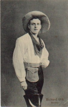 Richard Ohk baritone opera singer Leipzig o 1913