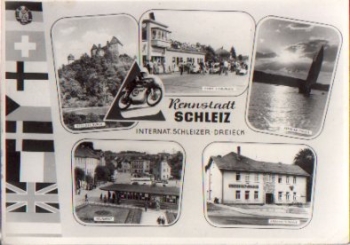 07907 Schleiz Rennstadt Motorrad Omnibus o 22.6.1968